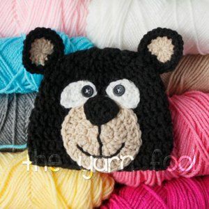 New 0-3 Newborn Bear Hat Photography Prop